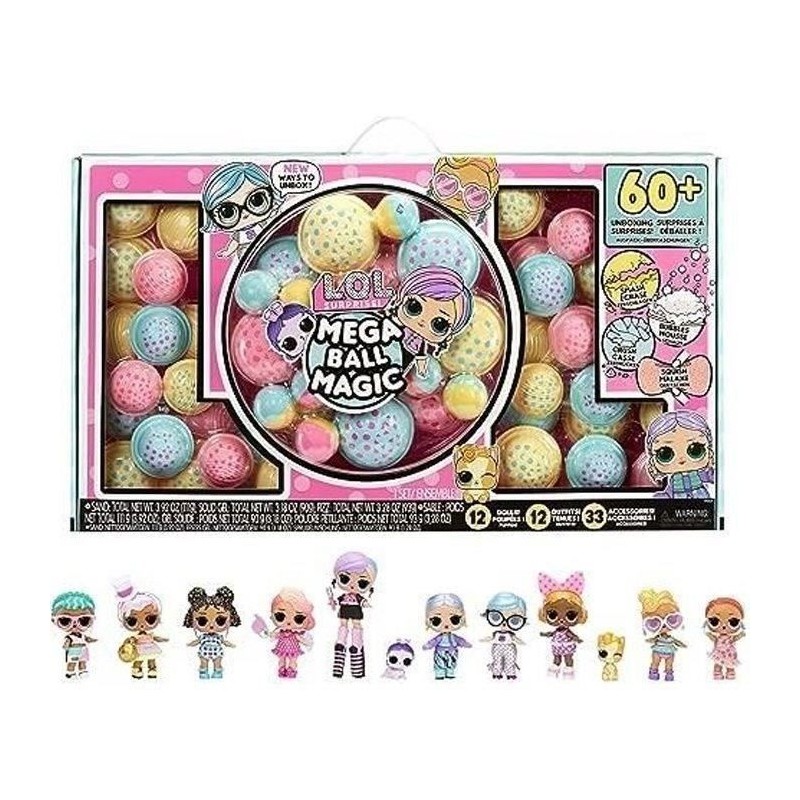 L.O.L SURPRISE - 12 Boules magiques, avec des poupées a collectionner L.O.L SURPRISE - 12 Boules magiques, avec des poupées a collectionner