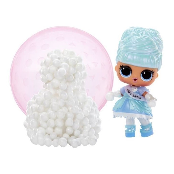 Poupée a collectionner - MGA - Winter Snow Tot - 7,5 cm - Surprise de neige magique - 7 accessoires Poupée a collectionner - MGA - Winter Snow Tot - 7,5 cm - Surprise de neige magique - 7 accessoires