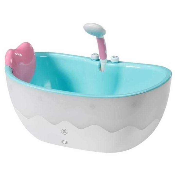 Baignoire pour poupée BABY BORN avec effets lumineux et sonores - Canard de bain amovible - Enfant 3 ans et plus