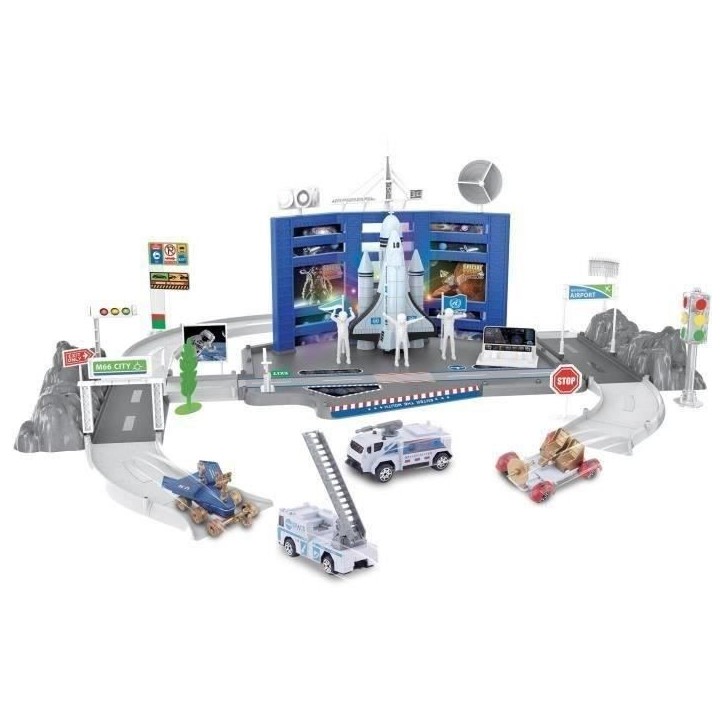 Station lancement navette espace - MGM - 3 véhicules métal - Stickers offerts Station lancement navette espace - MGM - 3 véhicules métal - Stickers offerts