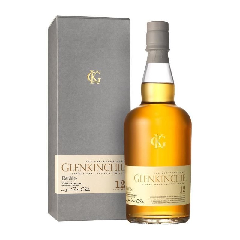 Glenkinchie Single Malt Scotch - Whisky 12 ans - 43,0 % Vol. - 70 cl Glenkinchie Single Malt Scotch - Whisky 12 ans - 43,0 % Vol. - 70 cl