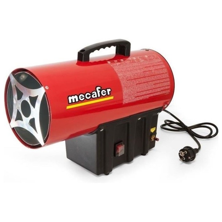 Chauffage a gaz infrableu MECAFER - MH30000G - 30000 W - Compatible butane et propane Chauffage a gaz infrableu MECAFER - MH30000G - 30000 W - Compatible butane et propane