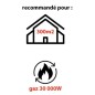 Chauffage a gaz infrableu MECAFER - MH30000G - 30000 W - Compatible butane et propane Chauffage a gaz infrableu MECAFER - MH30000G - 30000 W - Compatible butane et propane