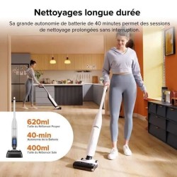 ROBOROCK FLEXI LITE - Aspirateur Laveur sans fil sec et humide - 17,00