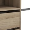 Kit dressing extensible - L192 x P50 x H205 cm - Décor Chene Kronberg