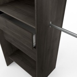 Kit dressing extensible - L192 x P50 x H205 cm - Décor Chene Waterfor