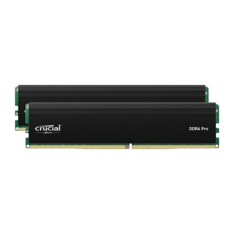 CRUCIAL Mémoire RAM DDR4 - KIT 64GO (2 x 32GO)- 3200 MT/s - CL22 - UD CRUCIAL Mémoire RAM DDR4 - KIT 64GO (2 x 32GO)- 3200 MT/s - CL22 - UD