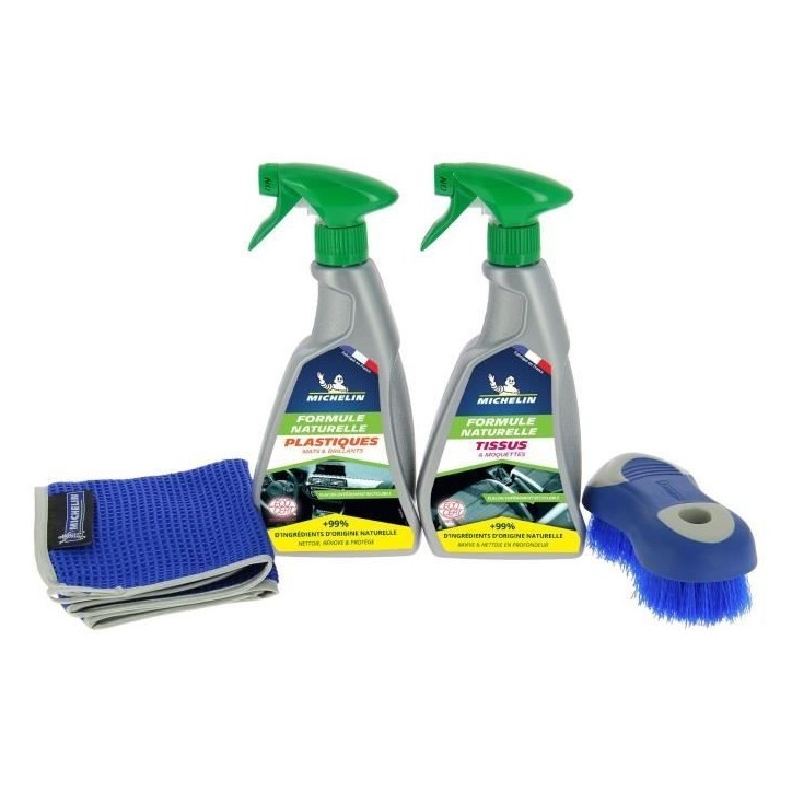 Kit nettoyage intérieur - MICHELIN - Formule naturelle Kit nettoyage intérieur - MICHELIN - Formule naturelle