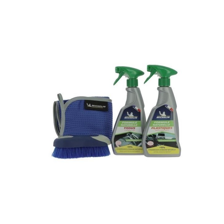 Kit nettoyage intérieur - MICHELIN - Formule naturelle Kit nettoyage intérieur - MICHELIN - Formule naturelle