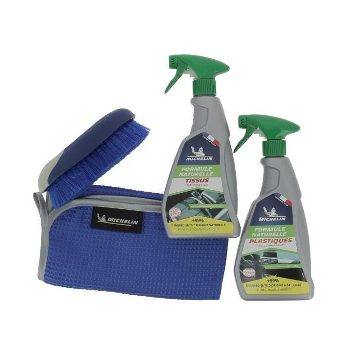 Kit nettoyage intérieur - MICHELIN - Formule naturelle Kit nettoyage intérieur - MICHELIN - Formule naturelle