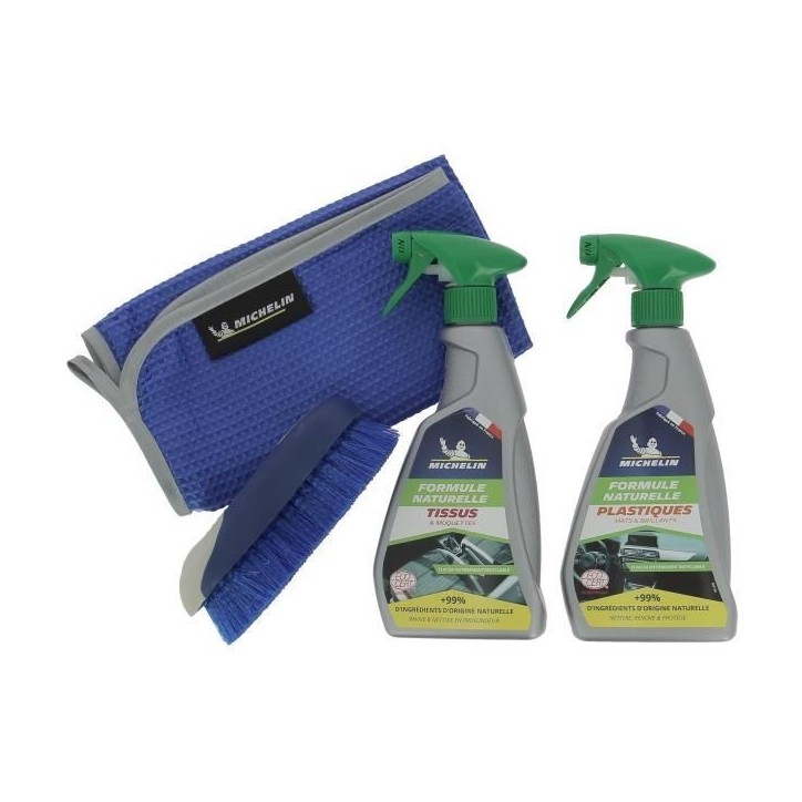 Kit nettoyage intérieur - MICHELIN - Formule naturelle Kit nettoyage intérieur - MICHELIN - Formule naturelle