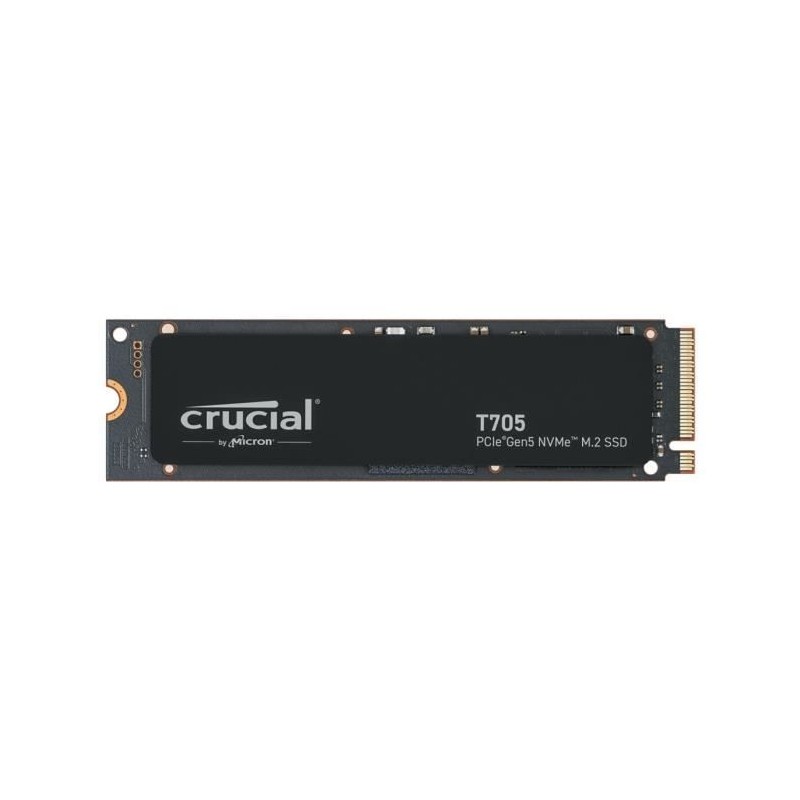 SSD Interne Gaming - CRUCIAL - T705 SSD 4To PCIe Gen5 NVMe M.2 (2024) SSD Interne Gaming - CRUCIAL - T705 SSD 4To PCIe Gen5 NVMe M.2 (2024)