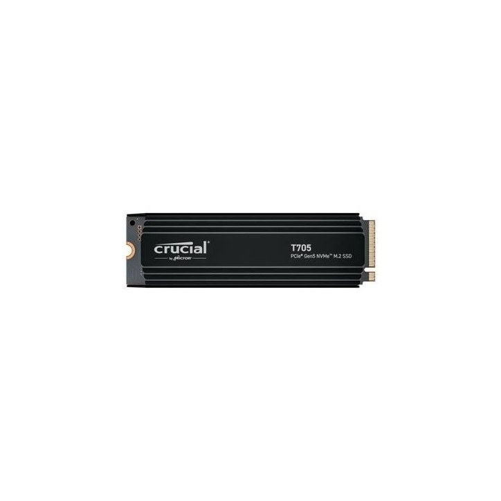 SSD Interne Gaming avec Dissipateur Premium - CRUCIAL - T705 SSD 2To PCIe Gen5 NVMe M.2 (2024) - CT2000T705SSD5 SSD Interne Gaming avec Dissipateur Premium - CRUCIAL - T705 SSD 2To PCIe Gen5 NVMe M.2 (2024) - CT2000T705SSD5