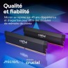 Mémoire RAM - CRUCIAL - DDR5 PRO Overclocking - Kit 32Go (2x16 Go) -