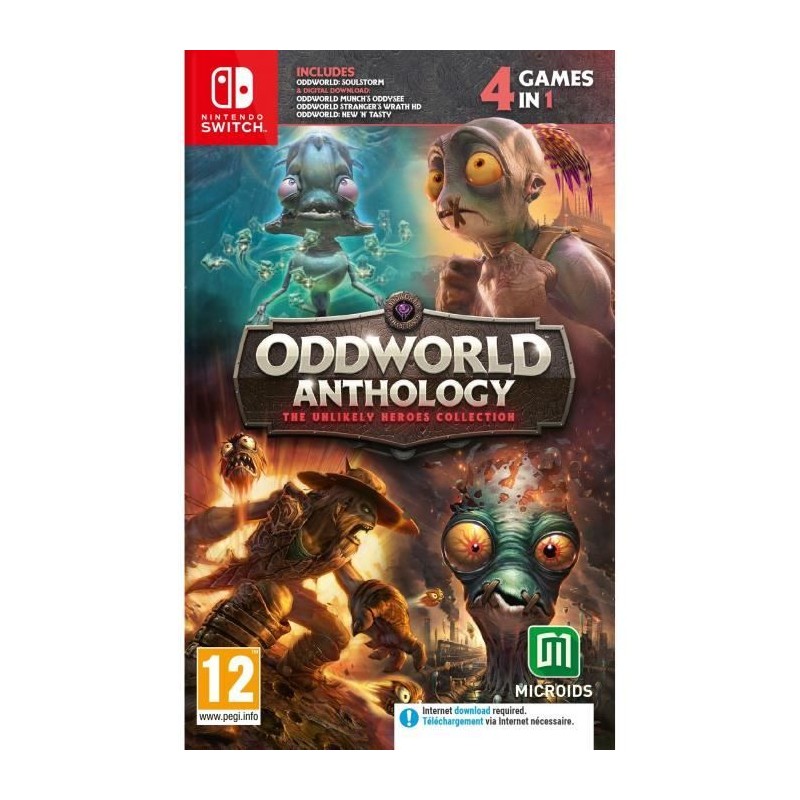 Oddworld Anthology : The Unlikely Heroes Collection - Jeu Nintendo Swi Oddworld Anthology : The Unlikely Heroes Collection - Jeu Nintendo Swi