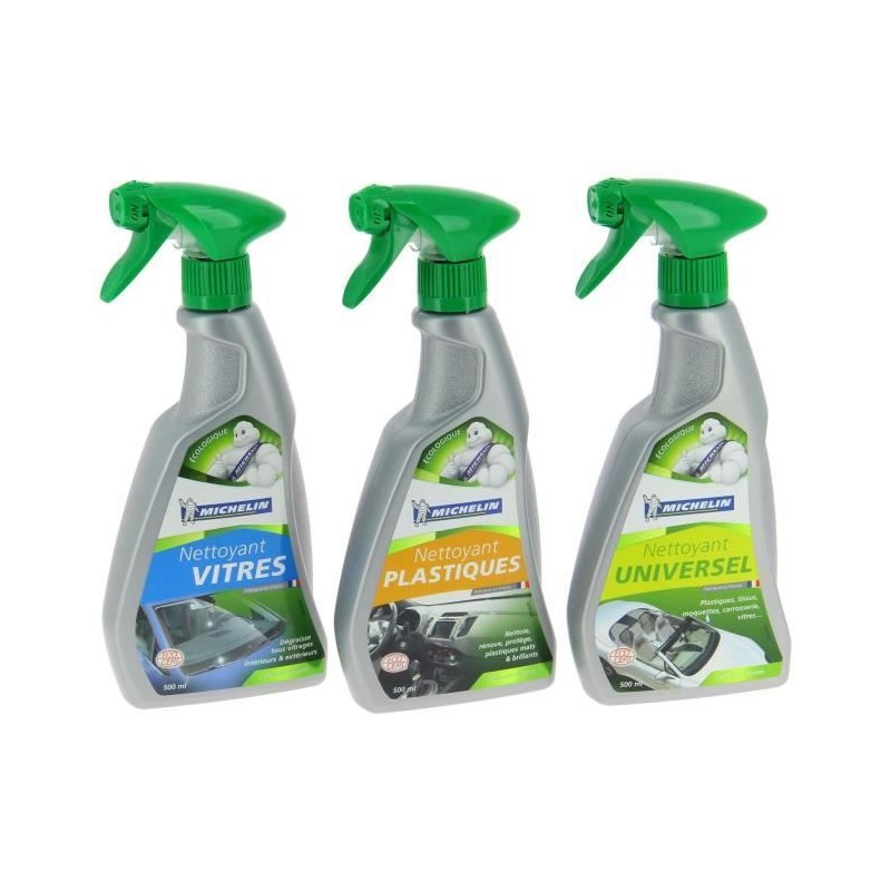 Kit nettoyage entretien - MICHELIN - Formule naturelle Kit nettoyage entretien - MICHELIN - Formule naturelle