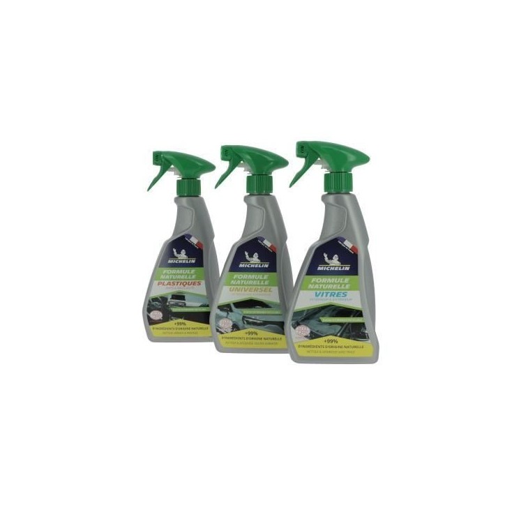 Kit nettoyage entretien - MICHELIN - Formule naturelle Kit nettoyage entretien - MICHELIN - Formule naturelle