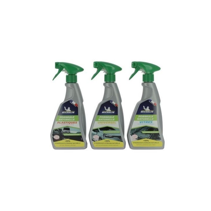 Kit nettoyage entretien - MICHELIN - Formule naturelle Kit nettoyage entretien - MICHELIN - Formule naturelle