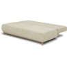 Banquette convertible 3 places MIKA - Velours côtelé Beige - Coffre