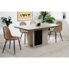 Table extensible - ARONA - Rectangulaire - 10 personnes - 160/200 x 76