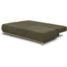 Banquette convertible 3 places MIKA - Velours côtelé vert kaki - Cof