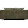 Banquette convertible 3 places MIKA - Velours côtelé vert kaki - Cof