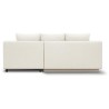 Canapé d'angle droit convertible - 3 places - MIKA - Tissu bouclettes