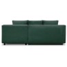 Canapé d'angle droite convertible - 3 places - MIKA - Tissu velours c