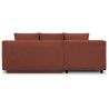 Canapé d'angle gauche convertible - 3 places - MIKA - Tissu velours c