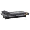 Banquette clic clac 3 places - Motif New York jaune - Style Contempora