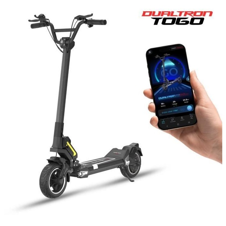 Trottinette électrique - DUALTRON - Togo Plus - 650W - 9 pouces - 60 km Trottinette électrique - DUALTRON - Togo Plus - 650W - 9 pouces - 60 km