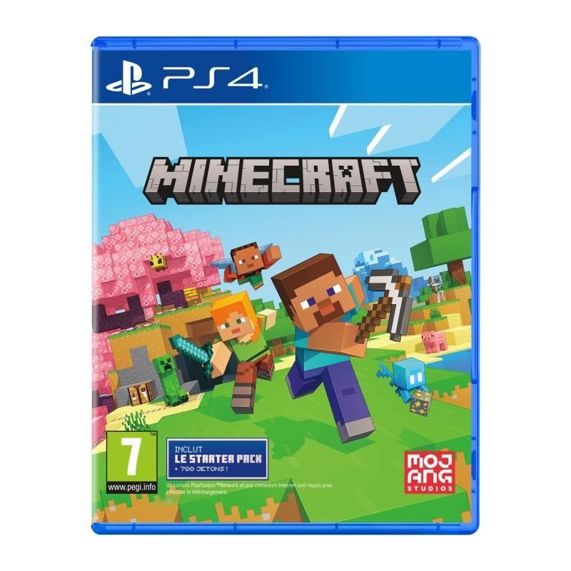 Minecraft Starter Édition Refresh - Jeu PS4 Minecraft Starter Édition Refresh - Jeu PS4