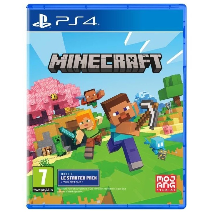 Minecraft Starter Édition Refresh - Jeu PS4 Minecraft Starter Édition Refresh - Jeu PS4