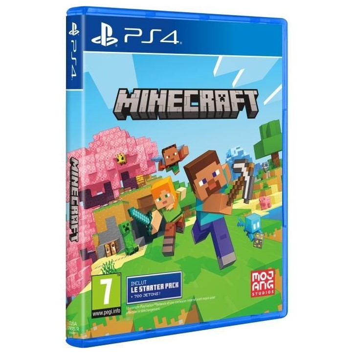 Minecraft Starter Édition Refresh - Jeu PS4 Minecraft Starter Édition Refresh - Jeu PS4