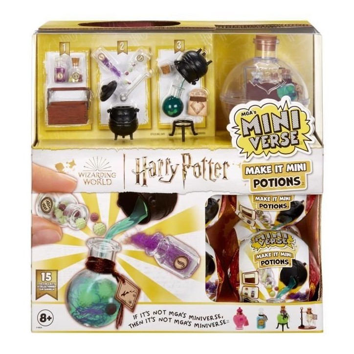 Miniverse - Harry Potter - Boîte complete avec les 15 minis potions a créer - Jeu de loisir créatif - 8 ans et plus - Non com