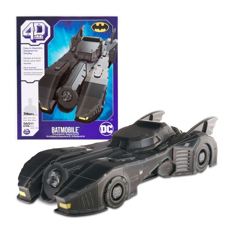 Puzzle 4D Build Batman Batmobile Modele 3D de voiture a assembler Puzzle 4D Build Batman Batmobile Modele 3D de voiture a assembler