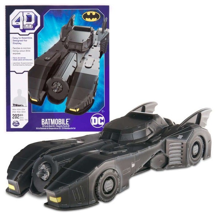Puzzle 4D Build Batman Batmobile Modele 3D de voiture a assembler Puzzle 4D Build Batman Batmobile Modele 3D de voiture a assembler