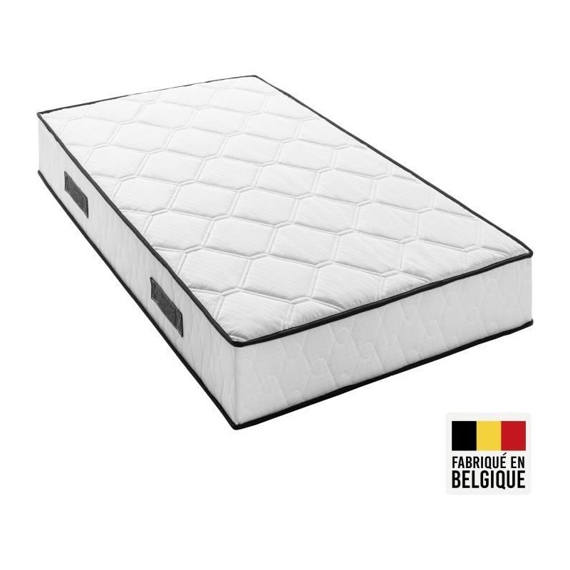 Matelas 90 x 200 cm - Hauteur 27 cm - 380 ressorts ensachés - 7 zones Matelas 90 x 200 cm - Hauteur 27 cm - 380 ressorts ensachés - 7 zones