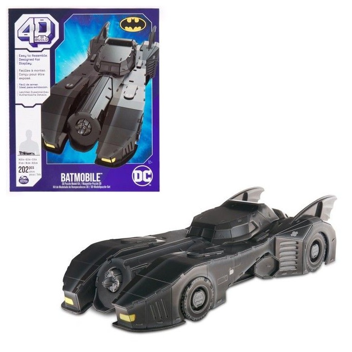 Puzzle 4D Build Batman Batmobile Modele 3D de voiture a assembler Puzzle 4D Build Batman Batmobile Modele 3D de voiture a assembler