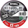 Tresse grise - MITCHELL - 8 brins - 110 m - 15/100 Tresse grise - MITCHELL - 8 brins - 110 m - 15/100