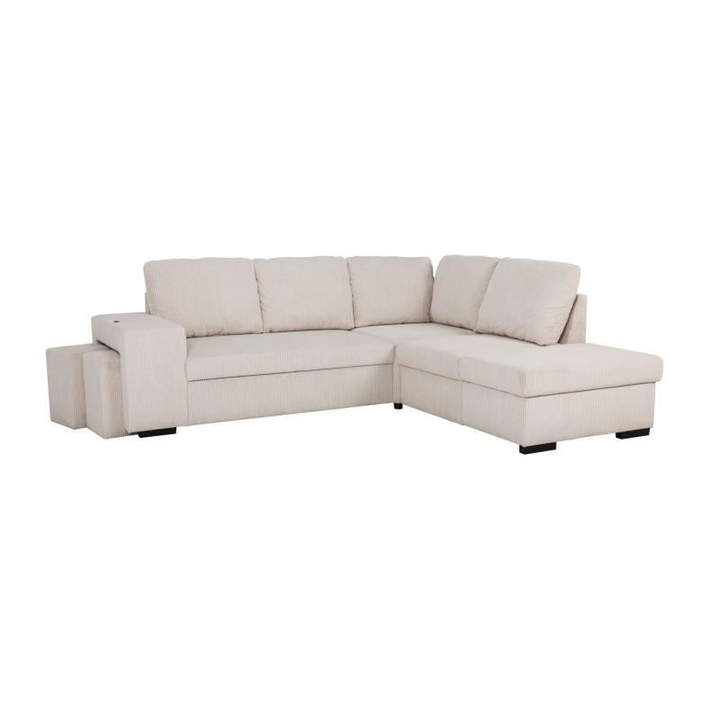 Canapé d'angle convertible réversible - 4/5 places - MITCHELL - Tiss Canapé d'angle convertible réversible - 4/5 places - MITCHELL - Tiss