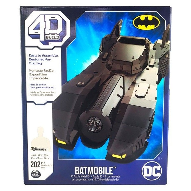Puzzle 4D Build Batman Batmobile Modele 3D de voiture a assembler Puzzle 4D Build Batman Batmobile Modele 3D de voiture a assembler