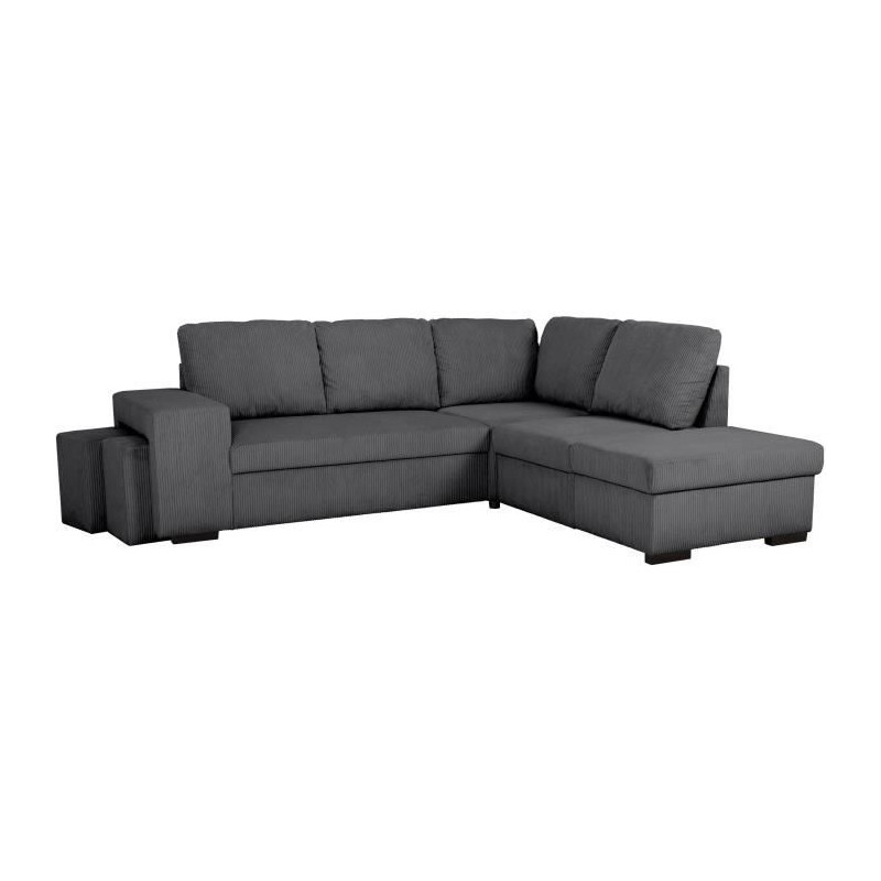 Canapé d'angle convertible réversible - 4/5 places - MITCHELL - Tiss Canapé d'angle convertible réversible - 4/5 places - MITCHELL - Tiss