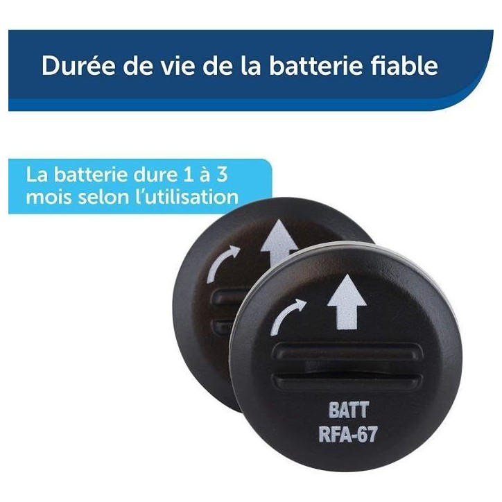 PetSafe - Collier anti aboiement pour Chien, Stimulation Eléctrostatique Progressive (6 Niveaux), Lot de 2 Piles RFA-67 (6V) PetSafe - Collier anti aboiement pour Chien, Stimulation Eléctrostatique Progressive (6 Niveaux), Lot de 2 Piles RFA-67 (6V)