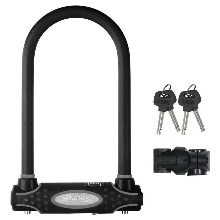 Antivol Vélo U - MASTER LOCK - 8195EURDPROCOLWR - Acier Cémenté, Clé, Rouge Antivol Vélo U - MASTER LOCK - 8195EURDPROCOLWR - Acier Cémenté, Clé, Rouge
