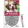 ADVANTIX Chien Solution Antiparasitaire Race Moyenne 10 a 25kg 4 pipet
