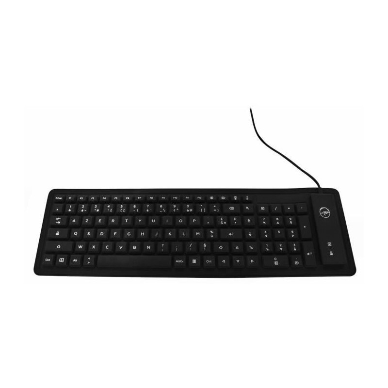 Mobility Lab clavier flexible, waterproof, étanche et enroulable ML30 Mobility Lab clavier flexible, waterproof, étanche et enroulable ML30