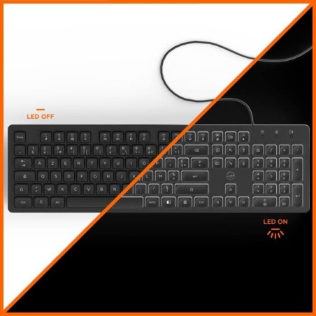 Clavier filaire - Mécanique - MOBILITY LAB - ML300566 - AZERTY - Rétro éclairé LED