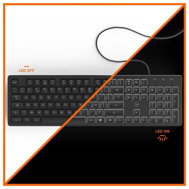 Clavier filaire - Mécanique - MOBILITY LAB - ML300566 - AZERTY - Rétro éclairé LED Clavier filaire - Mécanique - MOBILITY LAB - ML300566 - AZERTY - Rétro éclairé LED