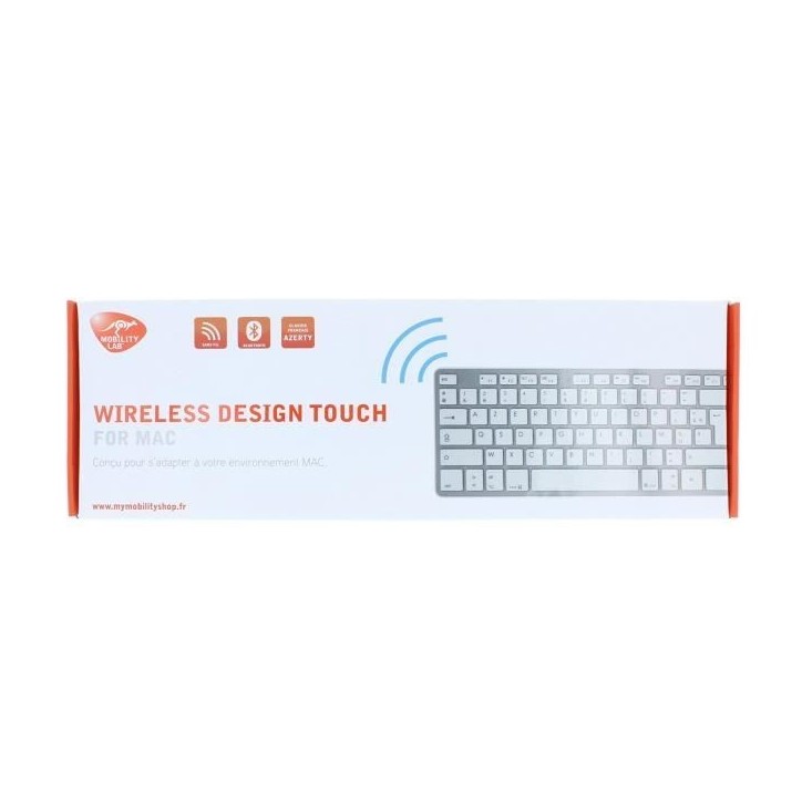 Mobility Lab Clavier Design Touch Bluetooth pour Mac - AZERTY Mobility Lab Clavier Design Touch Bluetooth pour Mac - AZERTY